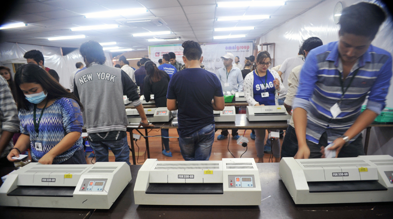 Printing of voter identity cards at final stage